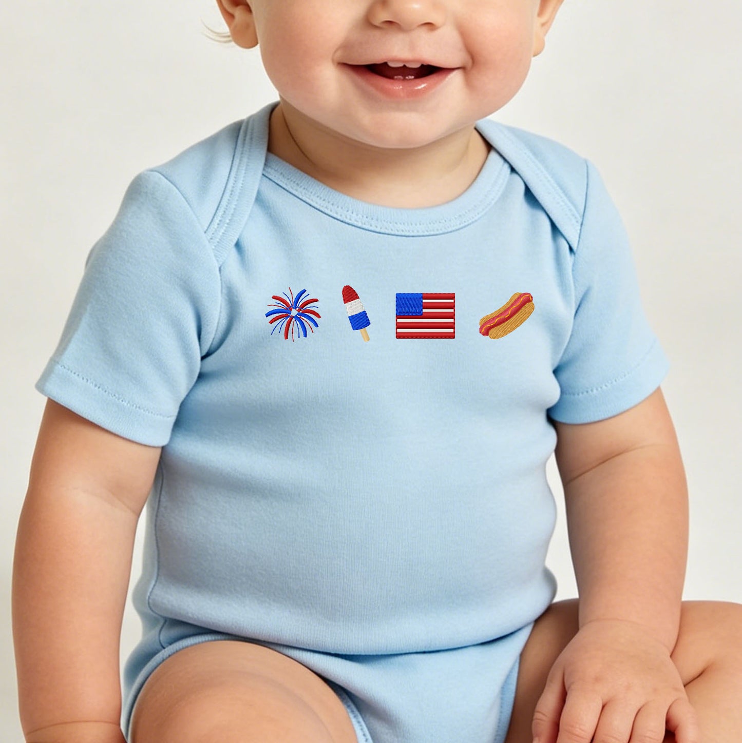 Buid Your Own 4th of July Mini Set Embroidery Design Bundle.*Font is NOT included!*