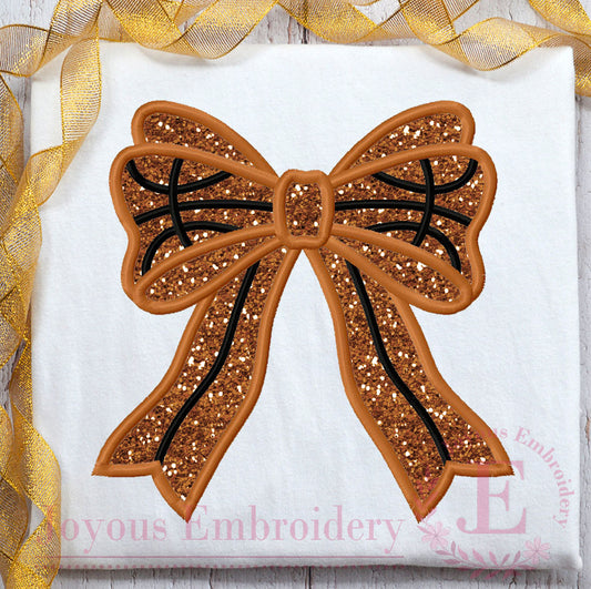 Basketball Bow Applique File