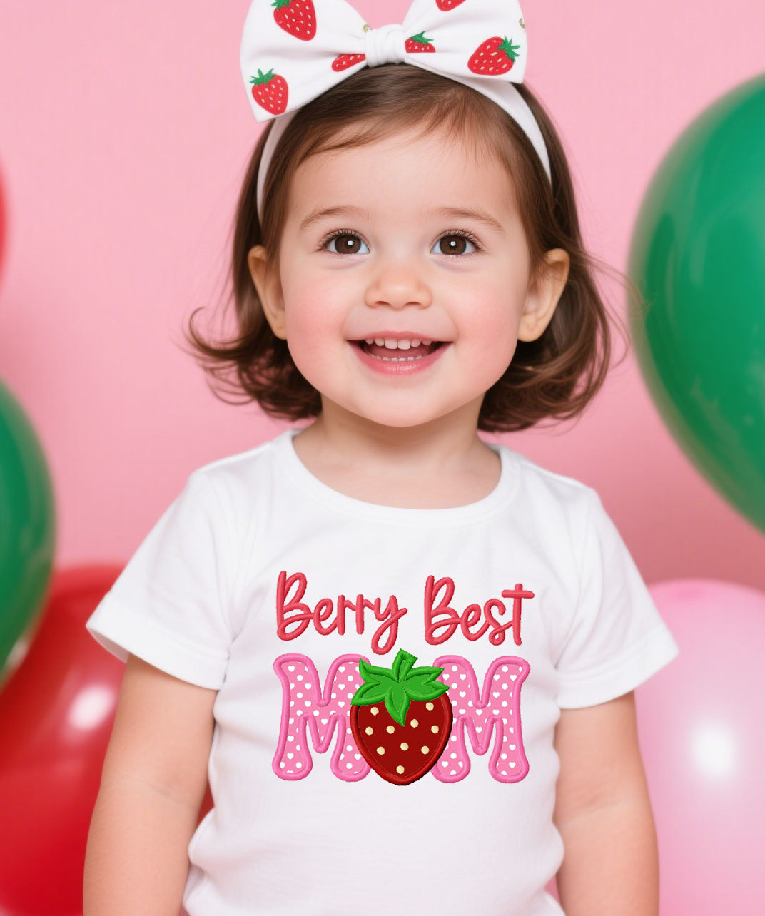 Berry Best MOM Embroidery