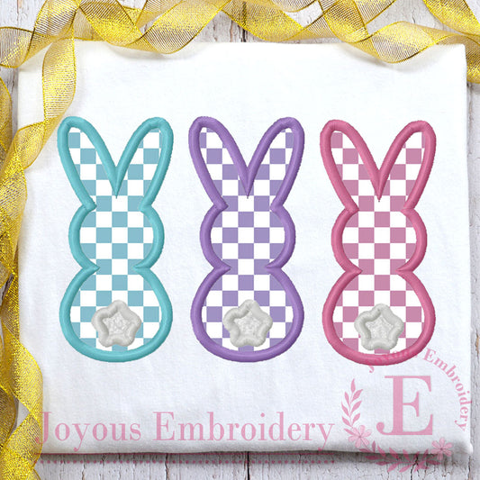 Easter Bunny Applique Embroidery