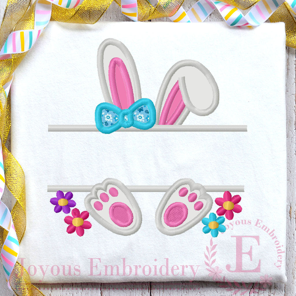 Easter Bunny Applique Embroidery