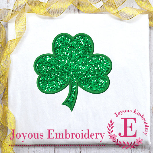St.Patrick's Clover Applique Machine Embroidery Design NO:1972