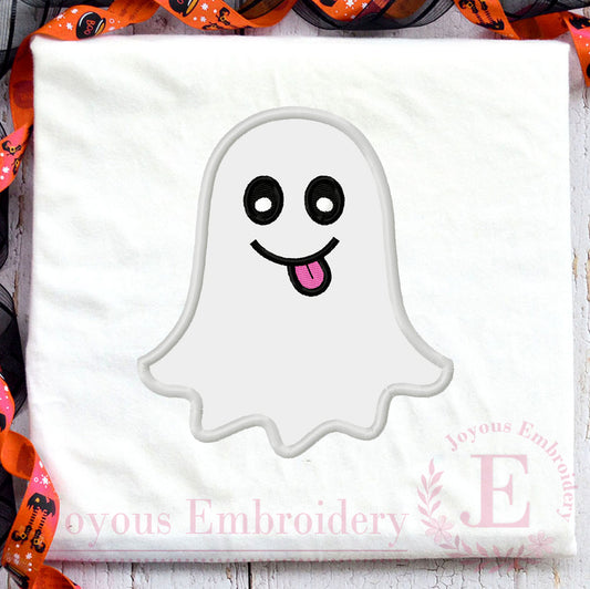 Ghost Applique Embroidery Design