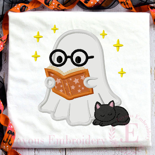 Reading Ghost Embroidery Embroidery Design