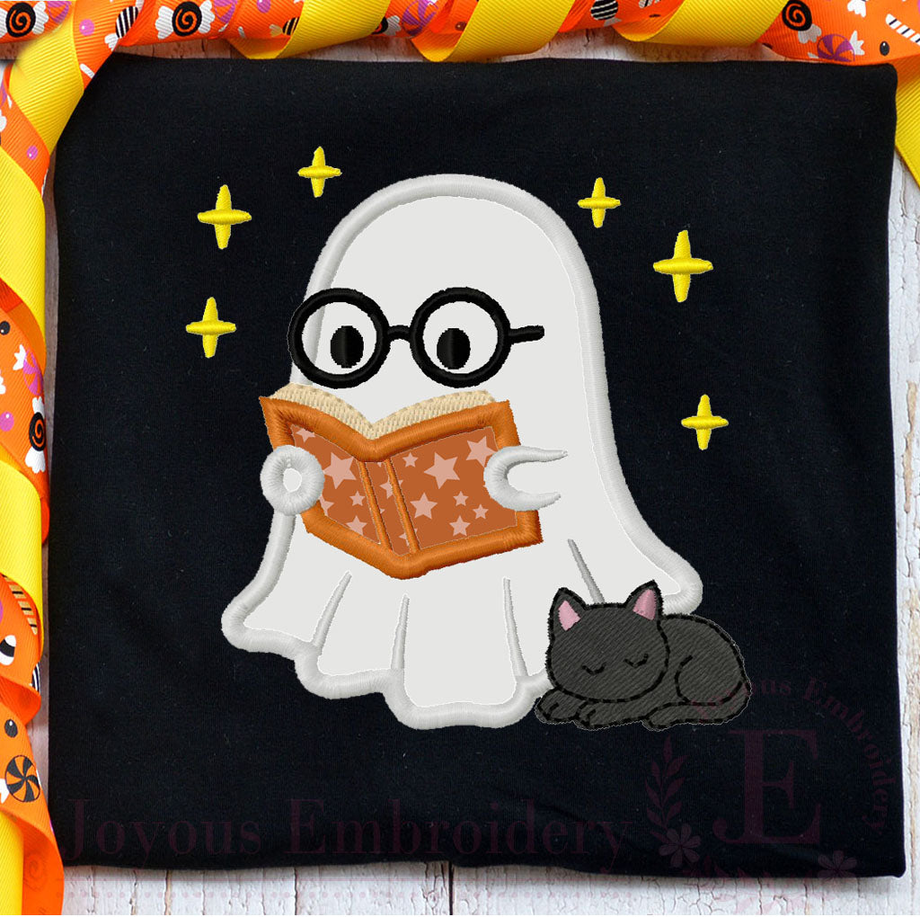 Reading Ghost Embroidery Embroidery Design