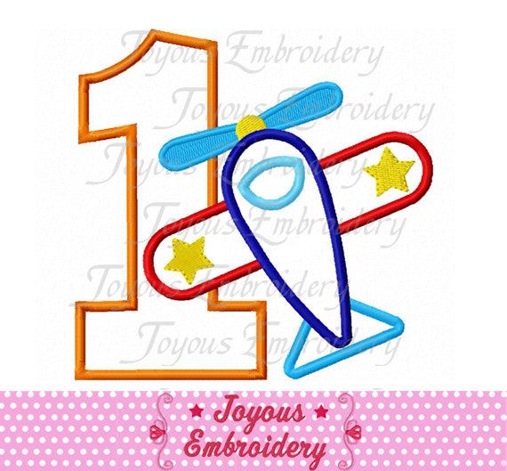 Instant Download Airplane Applique Machine Embroidery Design NO:1749