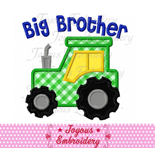 Big Brother Tractor Machine embroidery Design NO:2073