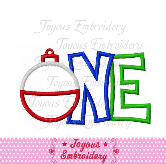 Bobber ONE Applique Machine Embroidery design NO:2495