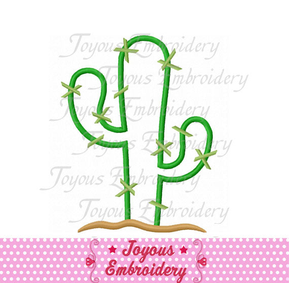 Instant Download Cactus Applique Machine Embroidery Design NO:2584