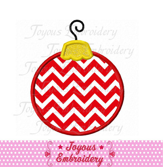 Christmas Ornament Applique Machine Embroidery Design NO:1884