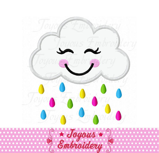 Cloud Applique Machine Embroidery Design NO:2582