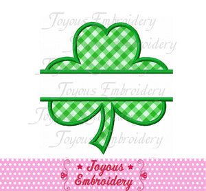St.Patrick's Day Clover Applique Machine Embroidery Design NO:2442