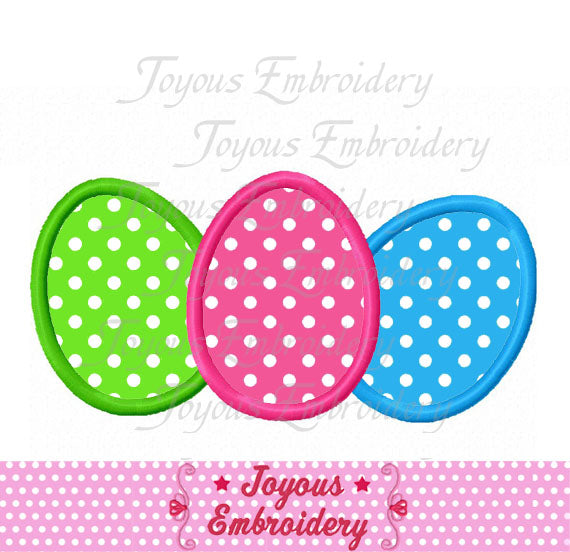 Easter Egg Applique Machine Embroidery Design NO:1985