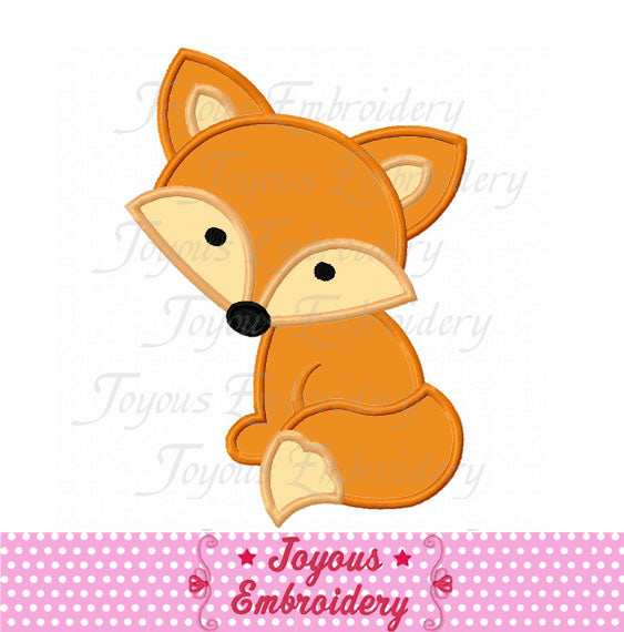 Fox Applique Machine embroidery design NO:2049