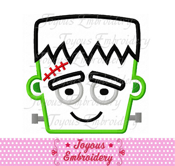 Halloween Frankenstein Applique Machine Embroidery Design NO:2190