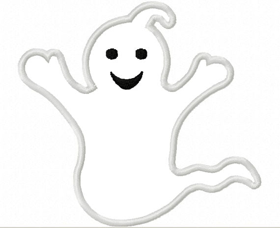 Halloween Ghost Applique Machine Embroidery Design NO:1230