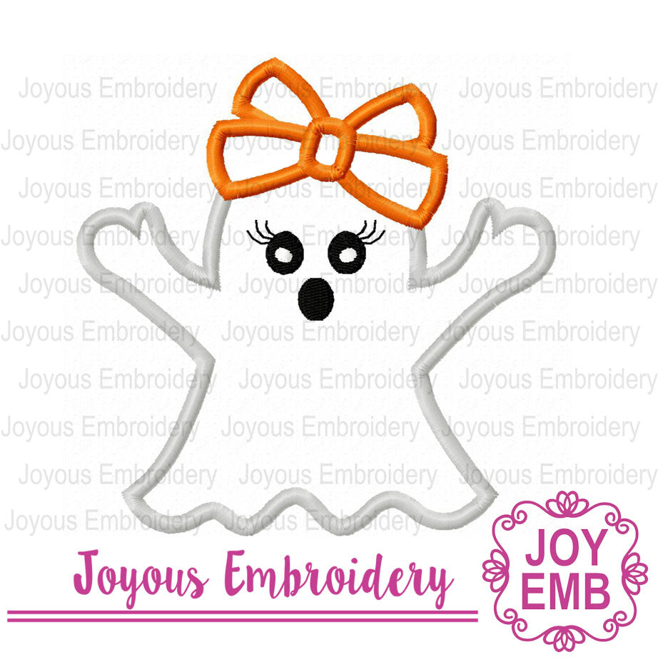 Halloween Ghost Girl Machine embroidery file NO:3102