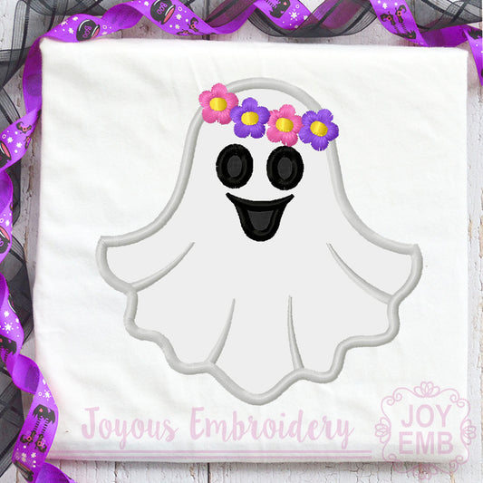 Ghost Applique Machine Embroidery Design