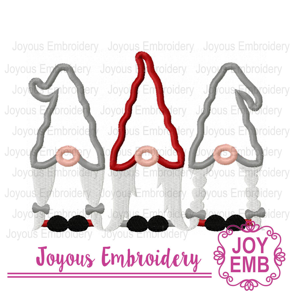Gnome Applique Machine embroidery Design NO:3117