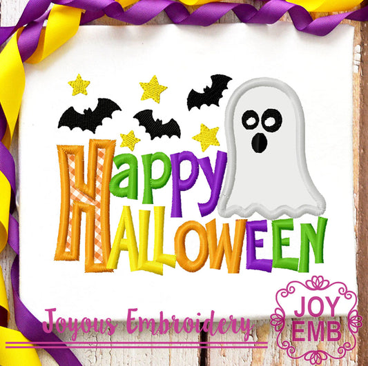 Happy Halloween Machine Embroidery File NO:3097