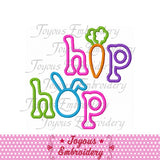 Easter Hip Hop Applique Machine Embroidery Design NO:1454