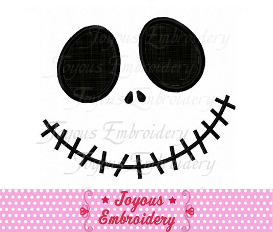 Halloween JACK Skeleton Applique Machine Embroidery Design NO:1796