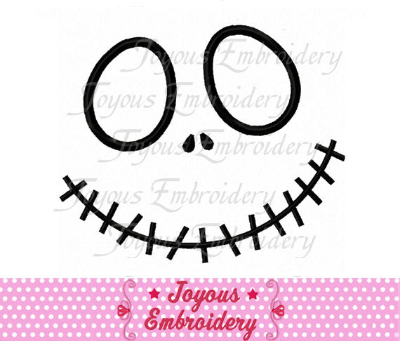 Halloween JACK Skeleton Applique Machine Embroidery Design NO:1796