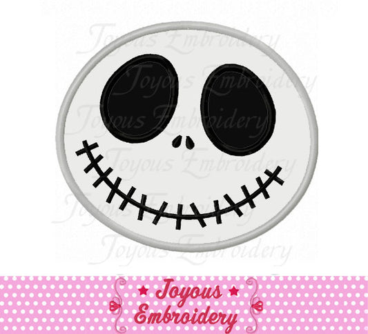 Halloween JACK Skeleton Applique Machine Embroidery Design NO:1797
