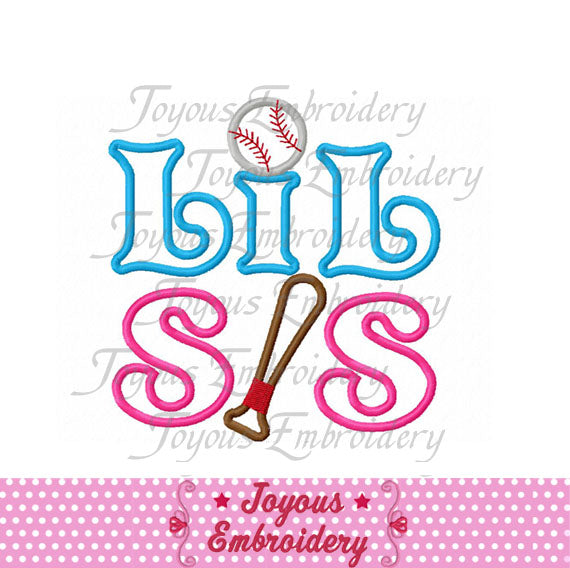 Little Sister Applique Machine Embroidery Design NO:1467