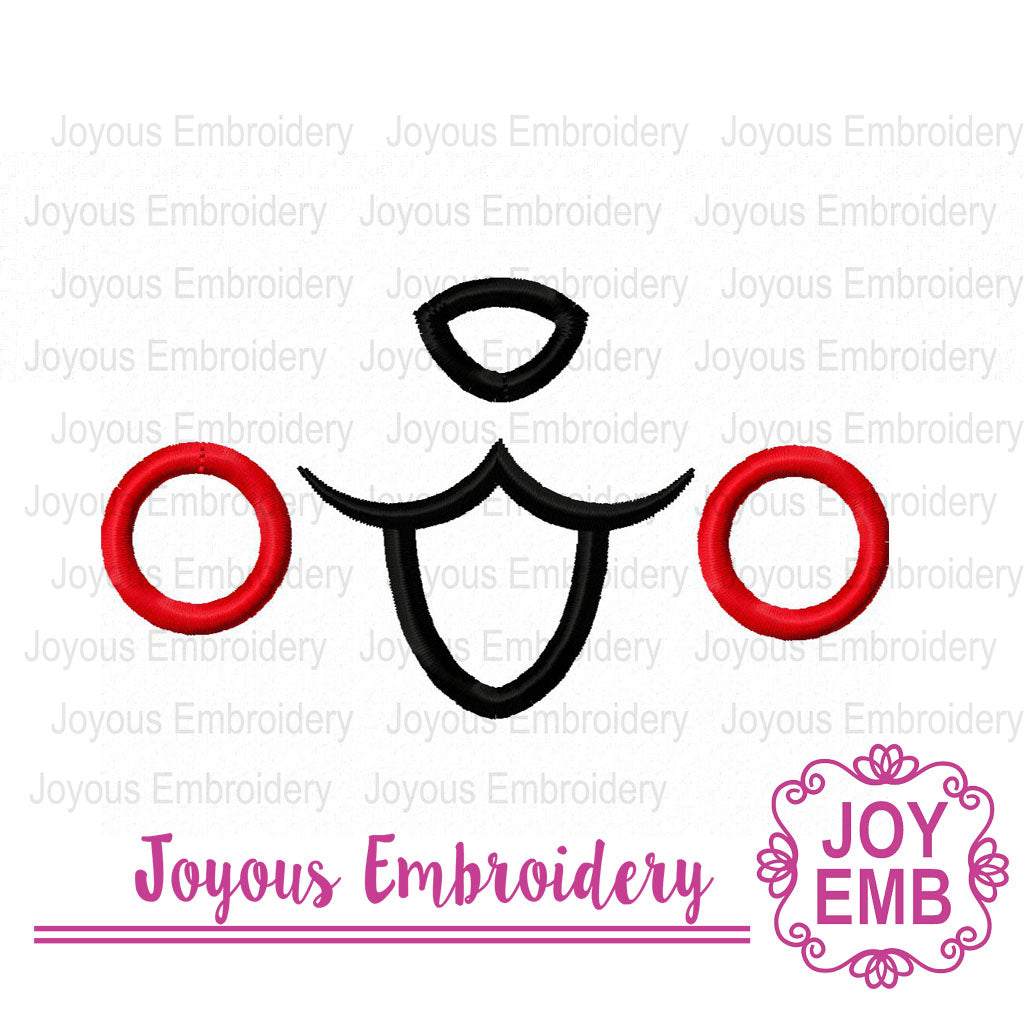 Pikachu Applique Machine Embroidery Design NO:2911