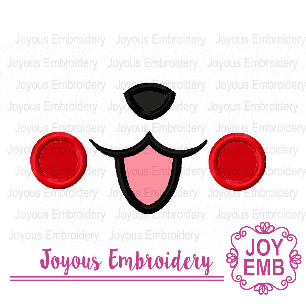 Pikachu Applique Machine Embroidery Design NO:2911