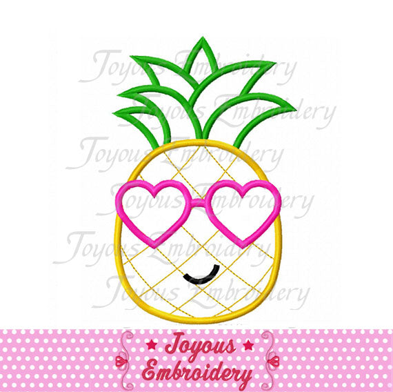 Instant Download Pineapple Digital Applique Machine Embroidery Design NO:2324