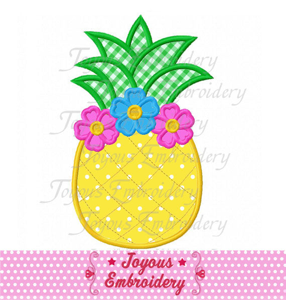 Instant Download Pineapple Digital Machine Embroidery Design NO:2585