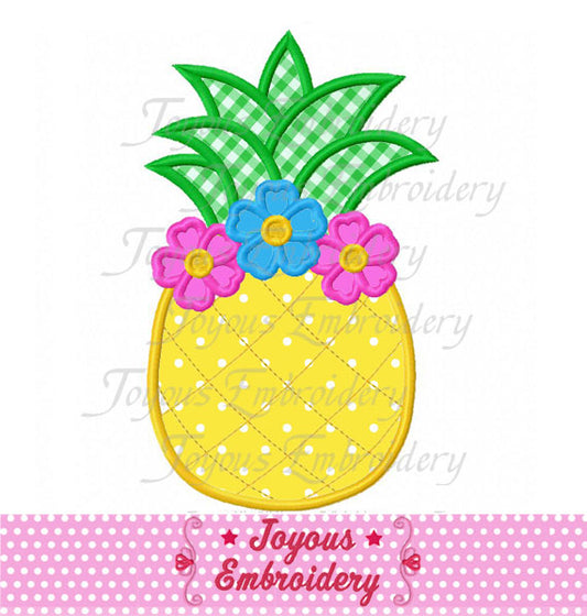 Instant Download Pineapple Digital Machine Embroidery Design NO:2585