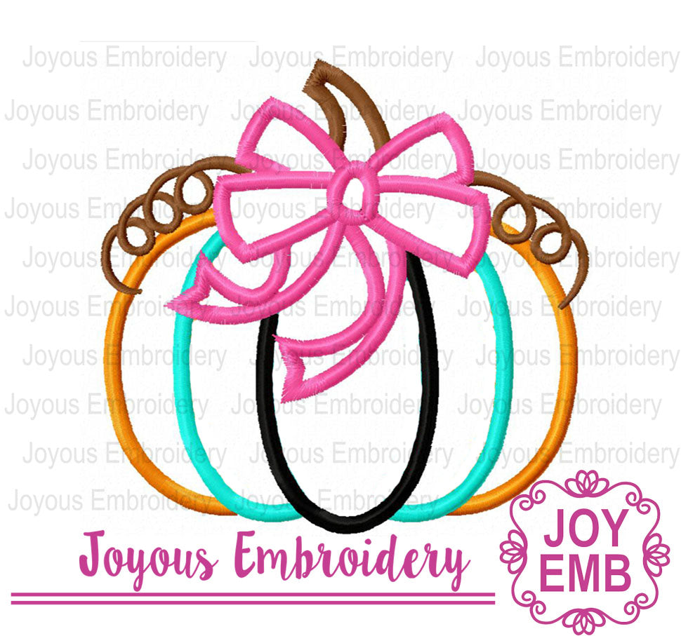 Thanksgiving Pumpkin Machine embroidery Design NO:3102