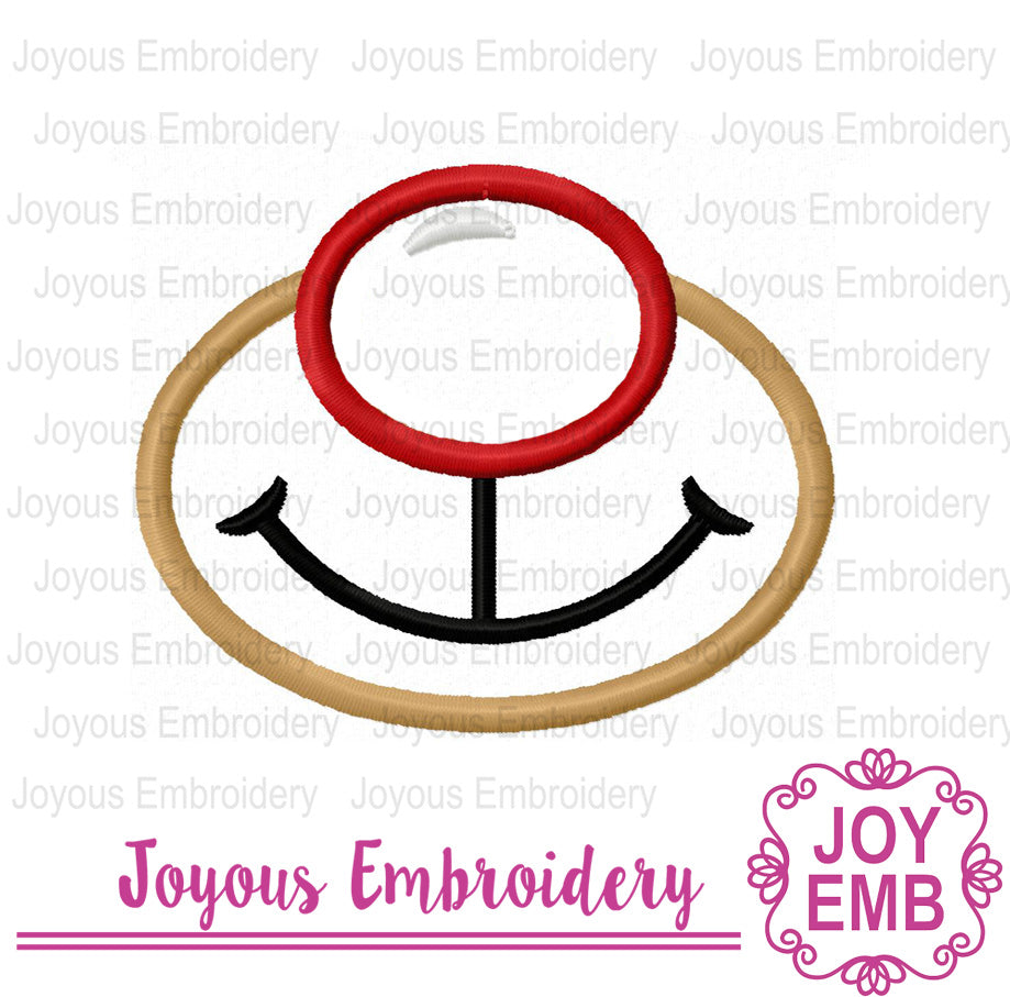 Christmas Reindeer Mask Applique Machine embroidery Design NO:3125