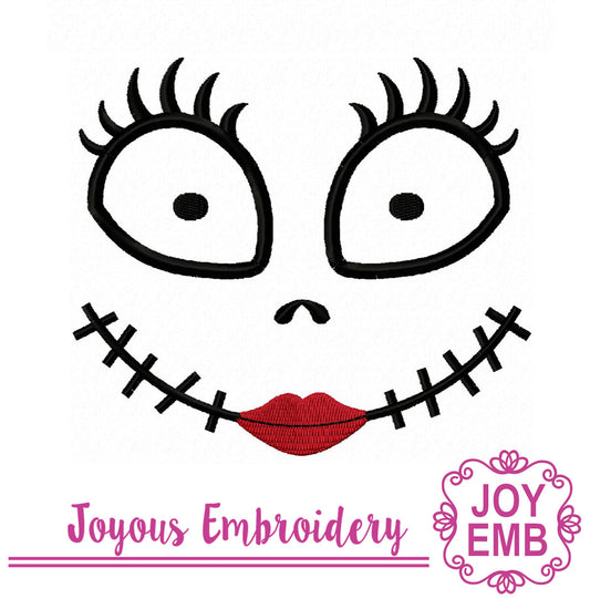 Halloween Sally Machine embroidery design NO:3099
