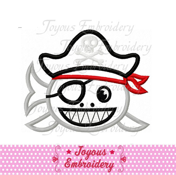 Pirates Shark Applique Machine Embroidery Design NO:2593