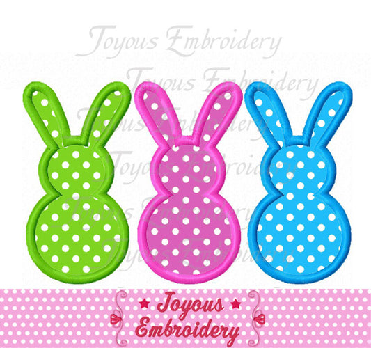 Easter Bunny Applique Machine Embroidery Design NO:2286
