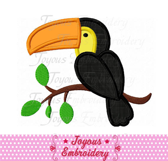 Toucan Applique Machine Embroidery Design