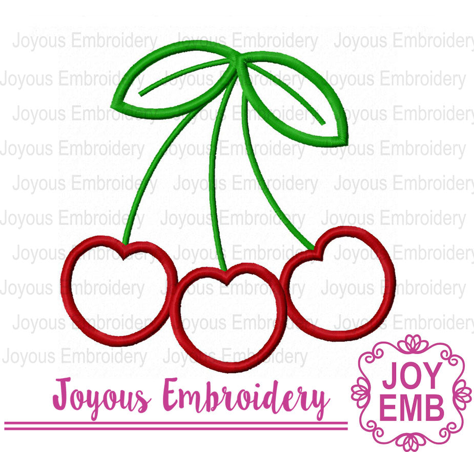 Cherry Appliqu machine embridery file NO:3050
