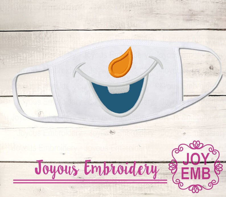 Snowman Face Applique Machine Embroidery NO:2518