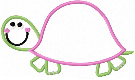 Instant Download Turtle Applique Embroidery machine Design,Sea animal applique design NO:1116