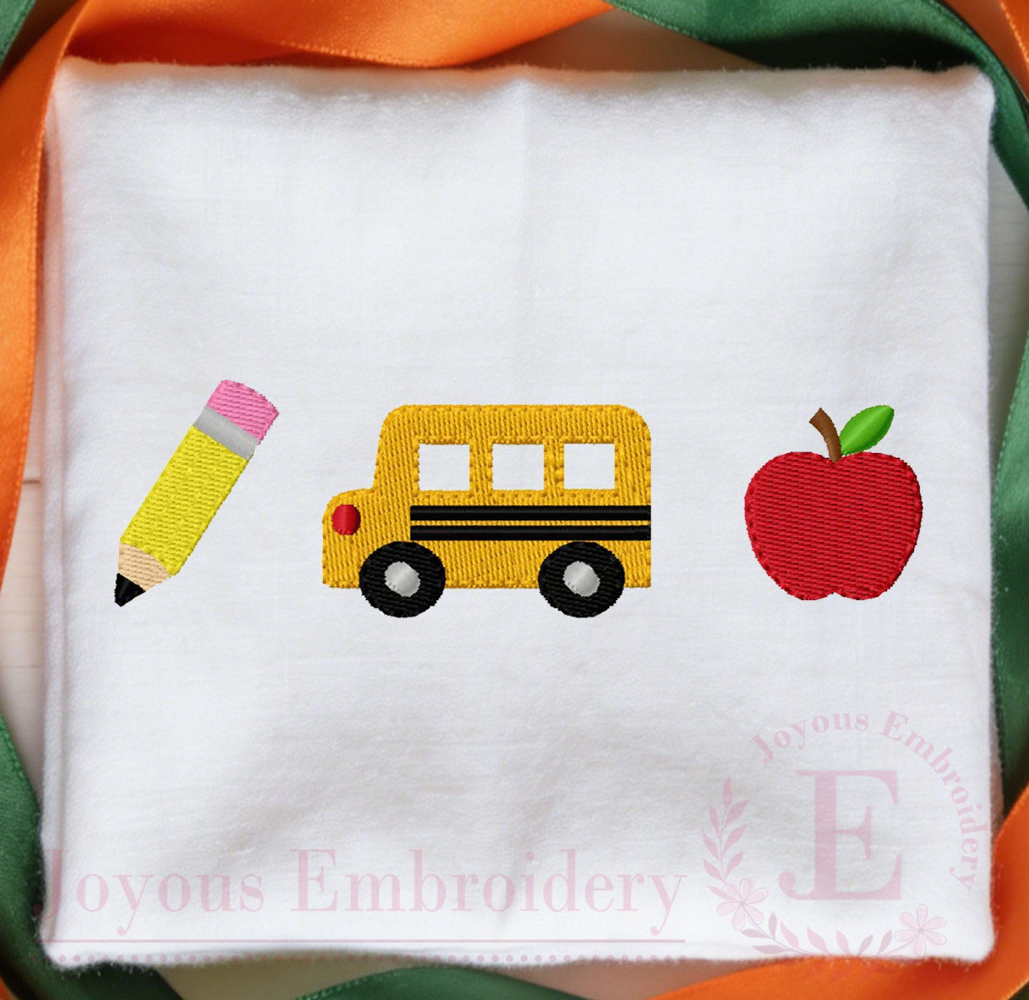 Back To School Trio Embroidery File