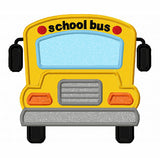 School Bus Applique Embroidery