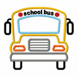 School Bus Applique Embroidery