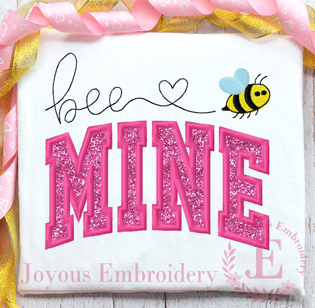 Be Mine Applique Embroidery File
