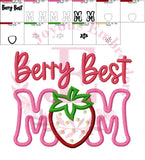 Berry Best MOM Embroidery