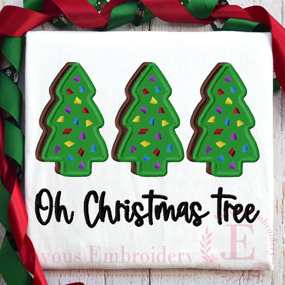 Oh Christmas Tree Debbie Embroidery Design