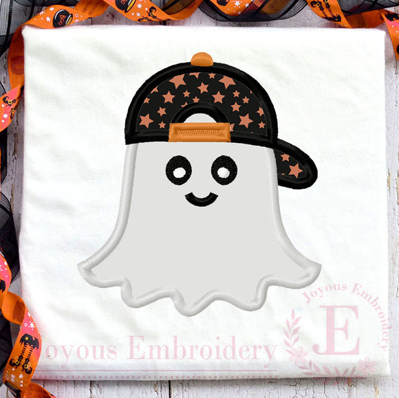 Cute Ghost Applique Embroidery File